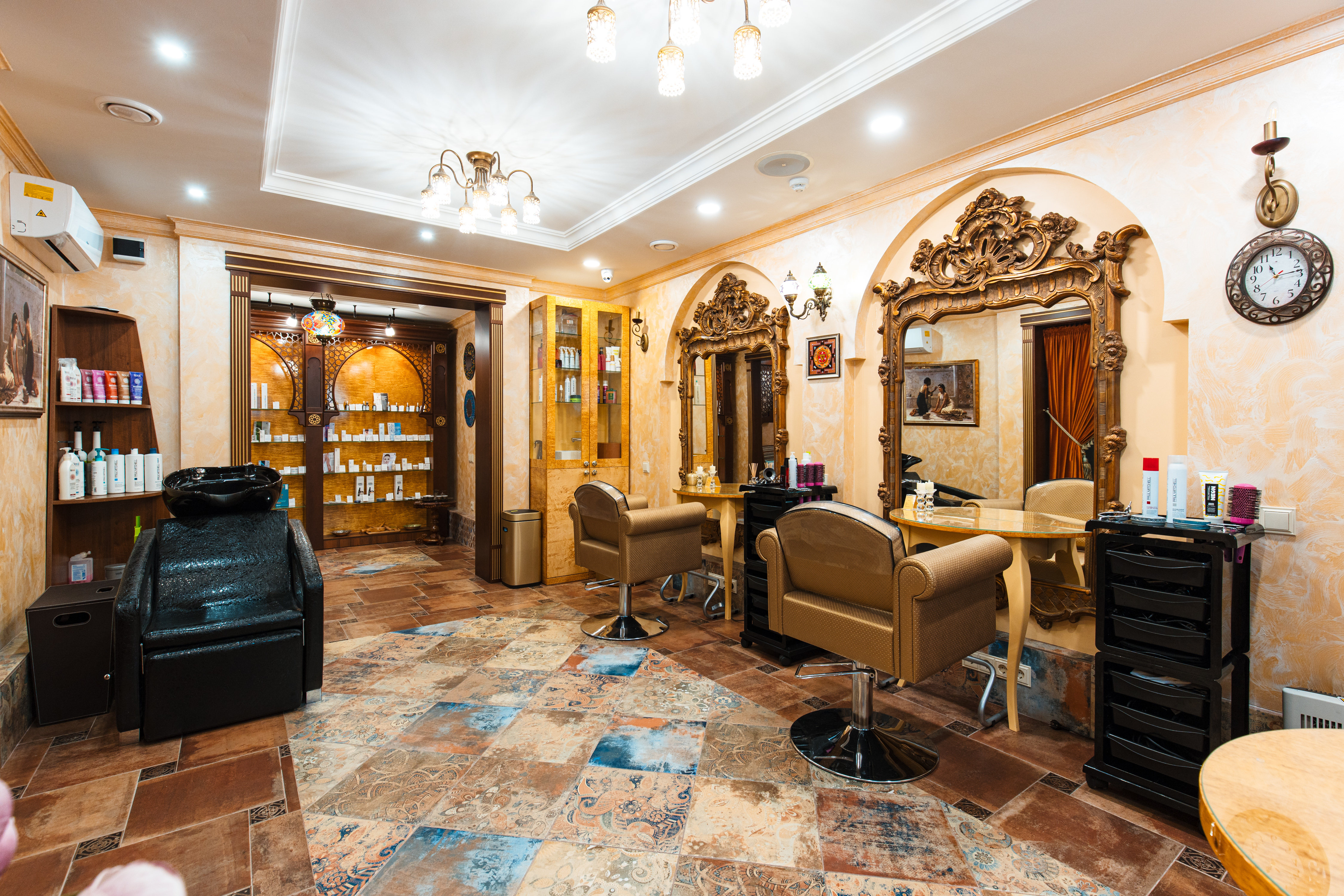 Luxury beauty salon interior